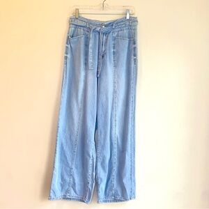 Kensie Jeans Kaya High Rise Wide Leg Size 8/29 Light Blue